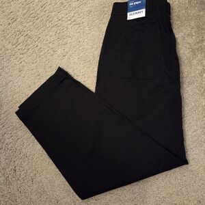 Old Navy Black Ankle Chino Pants